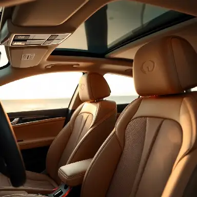 Luxury car interior